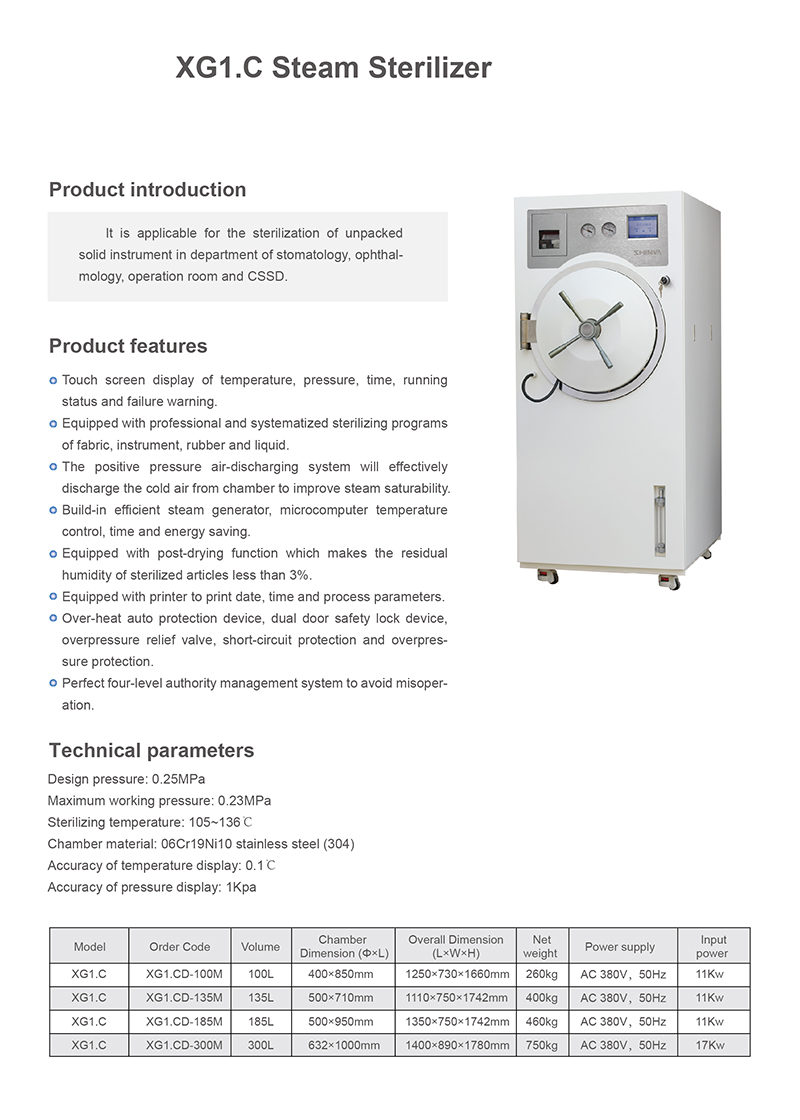 XG1.CSpecifications