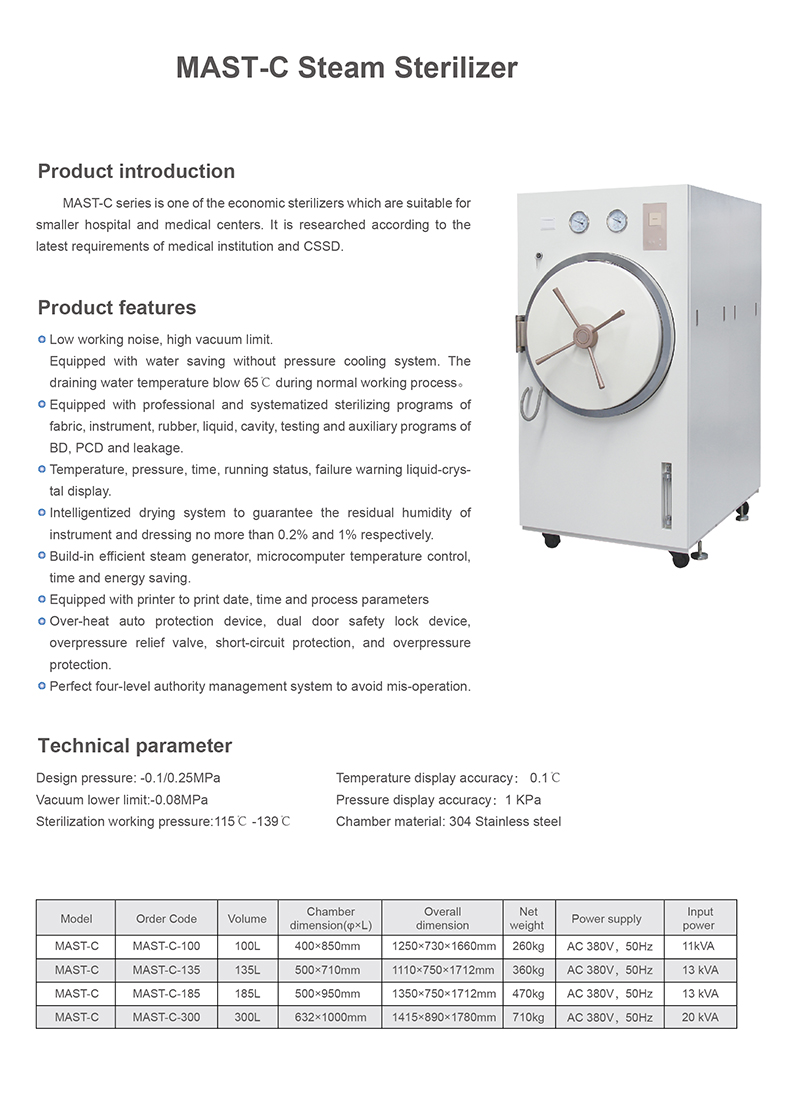 MAST-CSpecifications