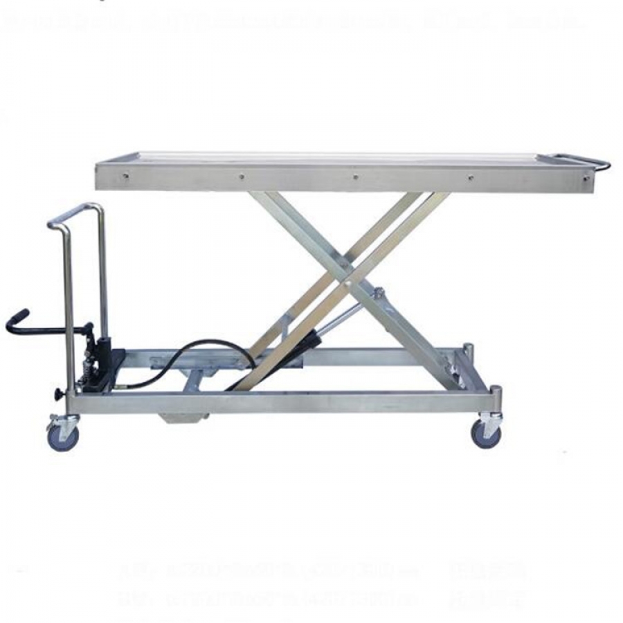 Good quality arabian Style Manual Hydraulic Lift Trolley Mortuary ...